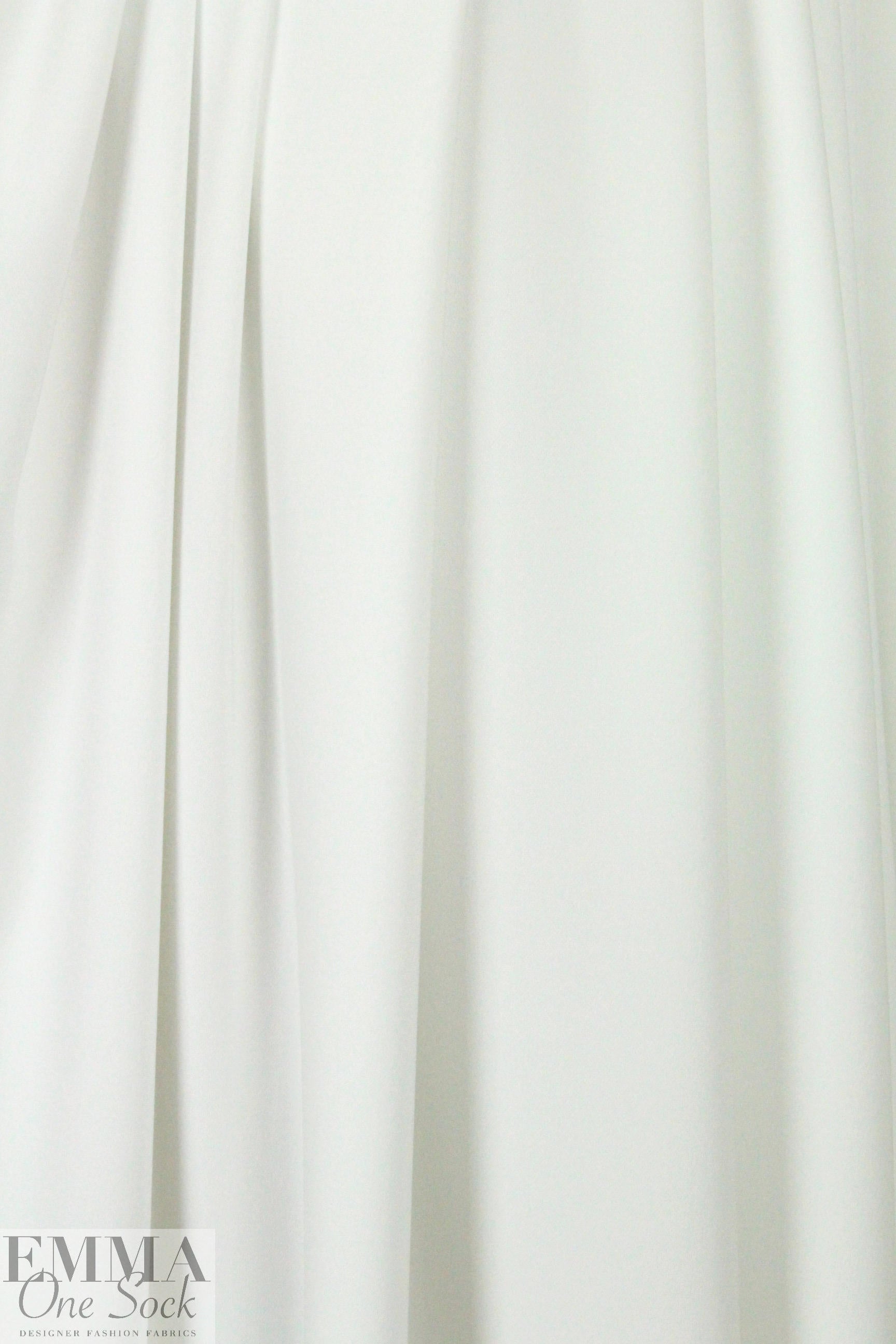 hi-tech stretch crepe 'matte hybrid' - white 2.25 yds