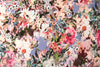 Italian 'English garden' floral matte jersey knit