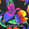 Italian Ba1enciaga vivid floral matte jersey knit .625 yds