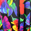 Italian Ba1enciaga vivid floral matte jersey knit .625 yds