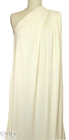 NY designer top quality rayon matte jersey - ivory 1.25 yds