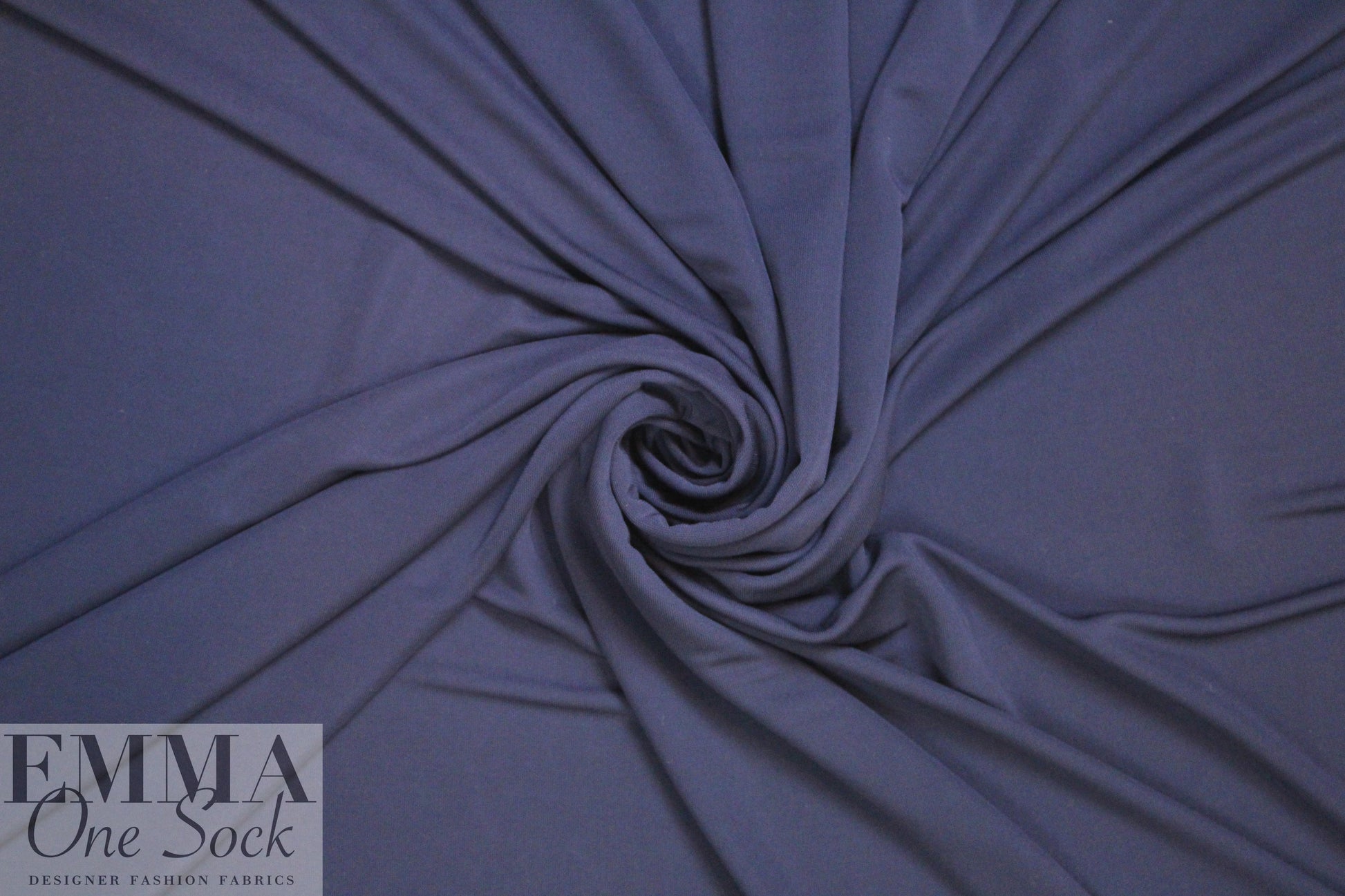 NY designer top quality rayon matte jersey - navy 1.875 yd