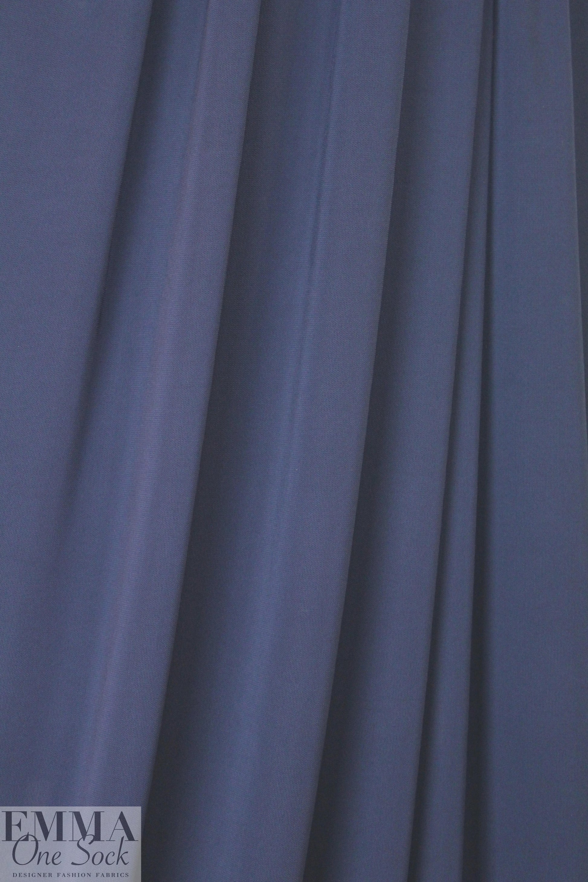 NY designer top quality rayon matte jersey - navy 1.875 yd