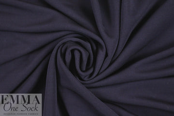 famous designer matte jersey knit - deep purple 1.25 yds
