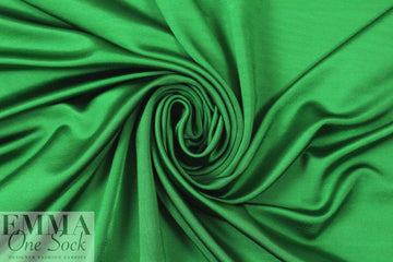famous designer beefy matte jersey knit - emerald 1.875 yds