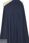 famous designer matte jersey knit - dark navy