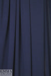 famous designer matte jersey knit - dark navy
