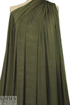 famous designer silky matte jersey knit - loden