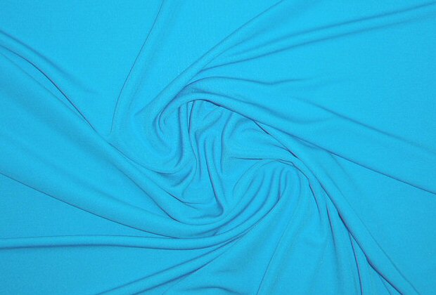 Italian rayon matte jersey - turquoise sky