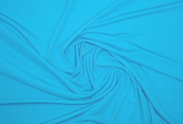 Italian rayon matte jersey - turquoise sky