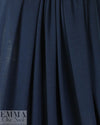 Italian wool micro-pique knit - dark navy