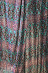 famous designer intricate stripe matte jersey - turq
