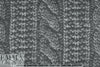 Yiga1 Azroue1 'cable stitch' matte jersey knit 1.5 yds