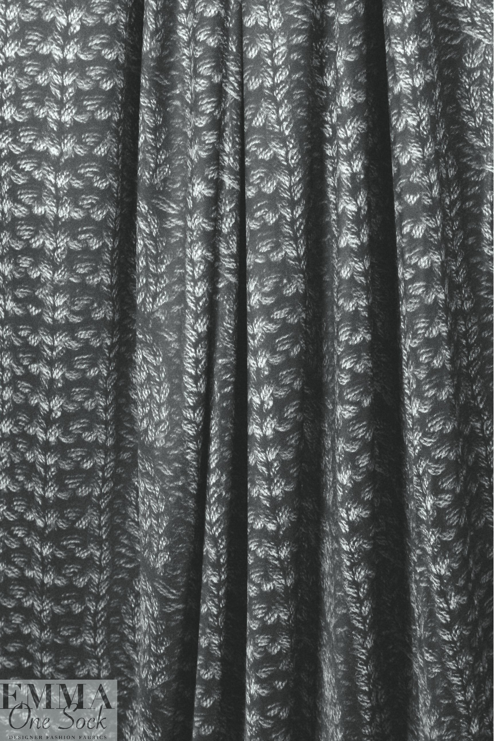 Yiga1 Azroue1 'cable stitch' matte jersey knit