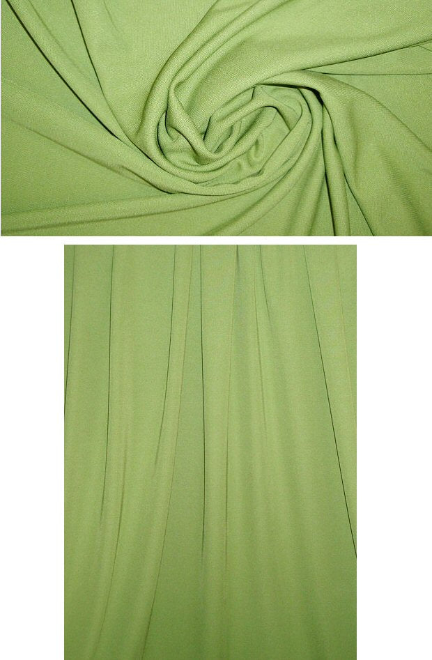 NY designer beefy matte jersey - peridot