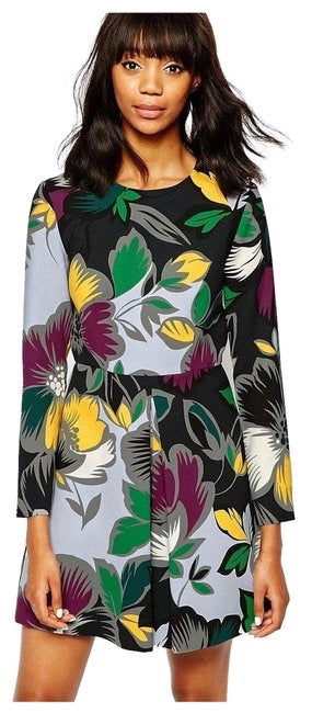 M@x Mara silk crepe woven - stylized floral