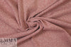 famous designer cotton sweater knit -bordeaux melange