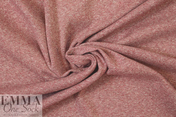 famous designer cotton sweater knit -bordeaux melange