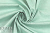 famous designer cotton blend melange knit- dusty mint 1.33 yds