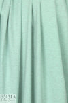famous designer cotton blend melange knit- dusty mint 1.875 yds