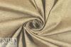 famous designer cotton blend melange knit- dusty sand 2 yd