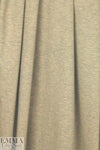 famous designer cotton blend melange knit- dusty sand