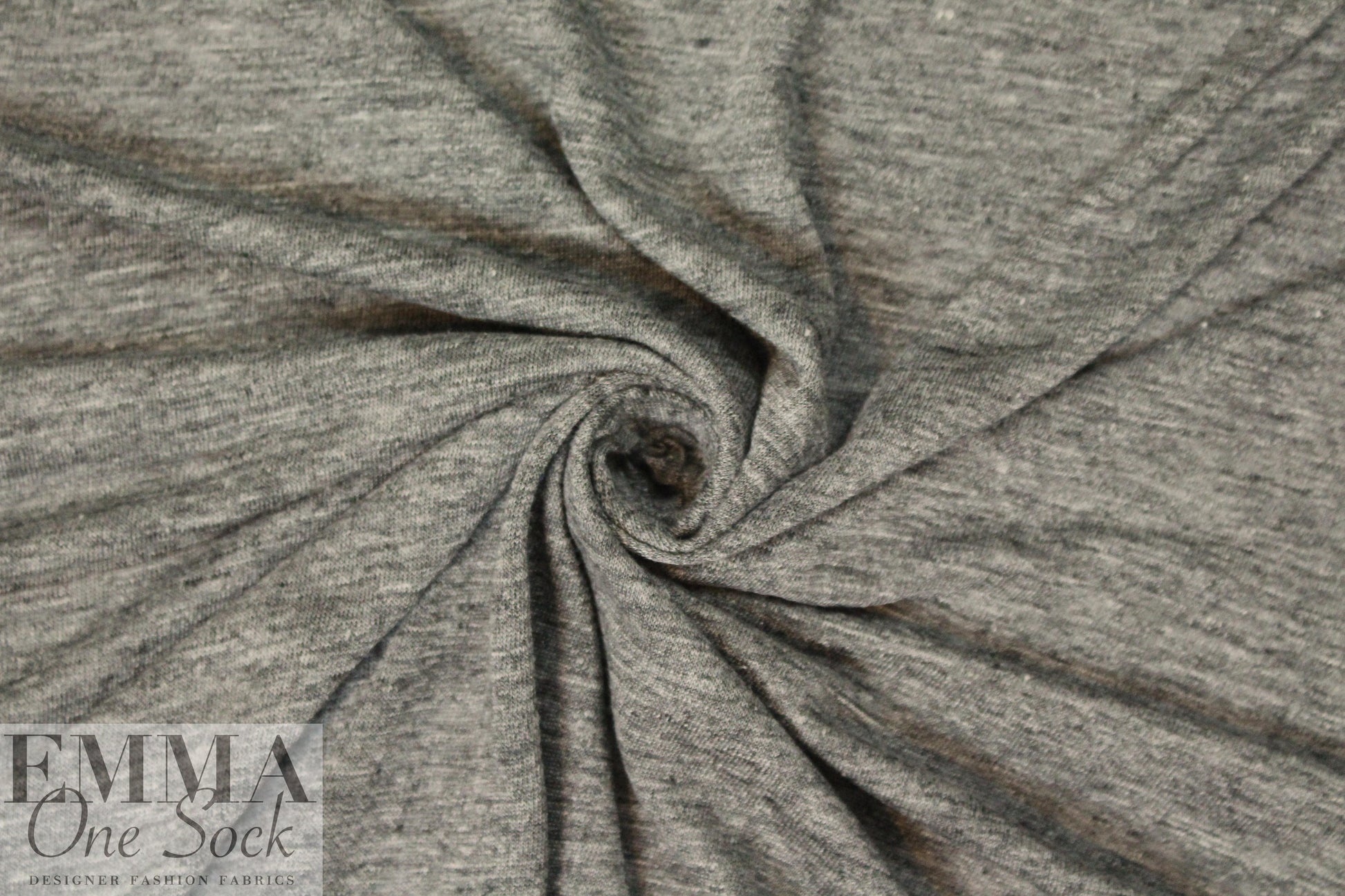 CA designer gray melange featherweight sweater knit