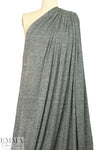 CA designer gray melange featherweight sweater knit