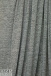CA designer gray melange featherweight sweater knit