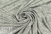 NY designer tweedy french terry sweater knit - gray 1.25 yds