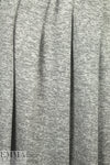 NY designer tweedy french terry sweater knit - gray 1.25 yds