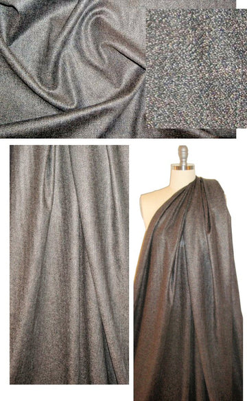 Italian wool/viscose/spandex woodsy melange suiting