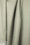 Italian light gray heather wool blend woven 1.5 yds