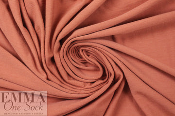 terracotta merino wool jersey - Oeko-tex certified 1.25 yds