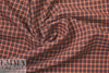 famous designer merino wool plaid - chocolate/paprika