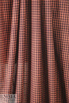 famous designer merino wool plaid - chocolate/paprika