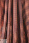 famous designer merino wool plaid - chocolate/paprika 1.875 yd