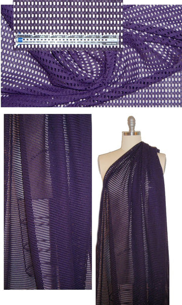Po1o Ra1ph Lauren mulberry cotton/poly mesh 1.75 yd