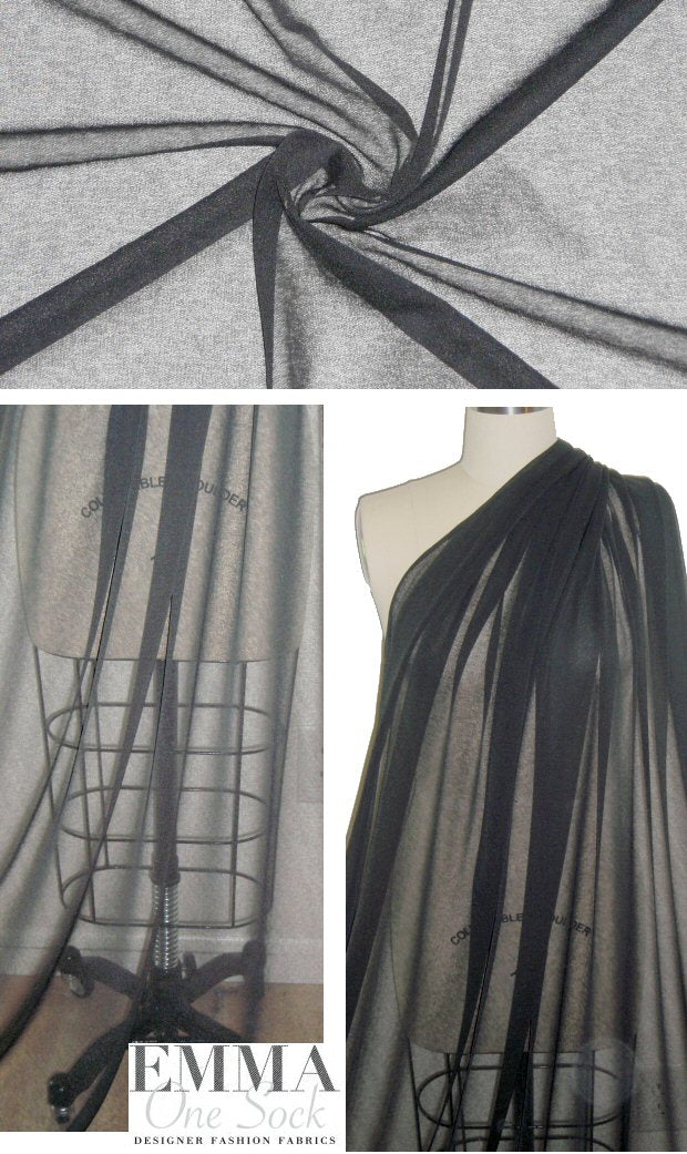 stretchy crepey mesh knit - darkest spruce