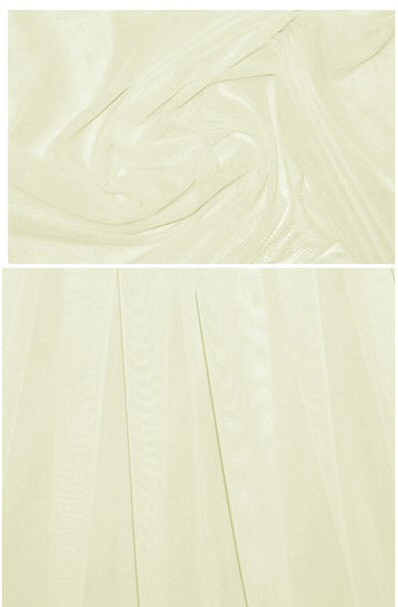 Power Mesh 4-way stretch - ivory 1.25 yds