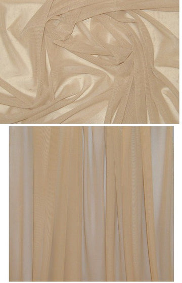 Power Mesh 4-way stretch - nude .875 yds