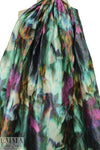 Italian poly/visc/metal abstract crush woven