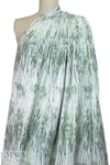 famous designer metallic jacqu. brocade - sapphire/green
