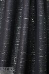 Italian black with gold cotton/metallic brocade 1.375 yd
