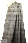 NY designer silver/bronze/black metallic brocade