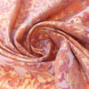Italian 'copper rose' metallic stretch jacquard brocade 1.5 yd