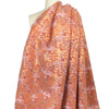 Italian 'copper rose' metallic stretch jacquard brocade 1.5 yd