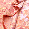 Italian 'copper rose' metallic stretch jacquard brocade 1.5 yd