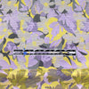 French metallic floral jacquard woven - wisteria/pewter/brass 1.5 yd