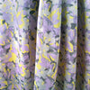 French metallic floral jacquard woven - wisteria/pewter/brass 1 yard